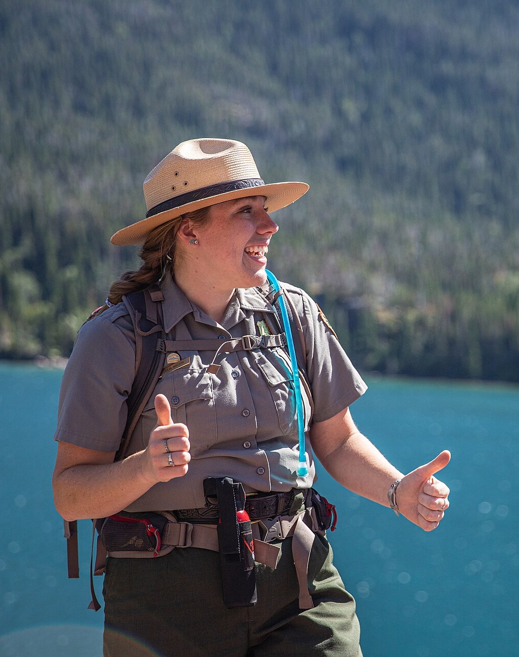 A park ranger leading a hike — one of many outdoor recreation opportunities across the NoRTEC region
